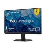 Dell SE2426H 23.8-Inch Full HD IPS Panel Monitor (Black) Ultra-Thin Bezels, Flicker-Free Display, Comfortview Plus, HDMI & VGA Connectivity – Sleek Design for Home & Office