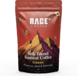 RAGE Premium Silk Blend Classic – 200 Gm | 100% Pure Arabica Beans Instant Coffee(200 g)