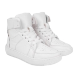 Shoetopia Girls JM-31 White Sneaker – 7 UK (Girls-JM-31-White)