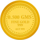 Muthoot Pappachan 24 (999) K 0.5 g Gold Coin