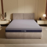 SleepyHug AirCell Ortho SpineX PRO Orthopedic CoolFlow Memory Foam 6 Inch Mattress with Honeycomb Grid, Perfect for Double Bed Size White & Blue (LxWxH -72x48x6 Inch)