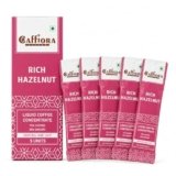 Caffiora Hazelnut Flavoured Instant Coffee Sachets | Liquid Coffee Concentrate | 5 x 20ml | Natural Hazelnut Aroma | Sugar Free | Hot & Cold