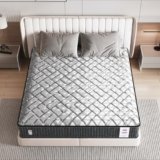 Springwel Dualis 2-in-1 Reversible 5 Inch Bed Mattress | 15 Yrs Warranty | Dual Side – Hard & Soft Support | Breathable & Anti Microbial Bamboo Charcoal Fabric Cover | King Size (72X72X5) Inches