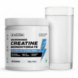 Wellcore Micronised Creatine Monohydrate | Lab Tested | Enhanced Absorption | 100% Pure Creatine(100 g, Unflavored)