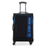 Stony Brook Nasher Miles Classic 65 Cm 24 Inch Polyester Soft-Sided 4 Wheels Spinner Check-in Luggage Trolley Bag (Black)