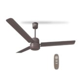 REO By Havells BLDC 1200MM Ceiling Fan “Fixed Price Always” | Air Flow: 220 CMM| Speed: 350 RPM| Reverse Rotation Mode| Timer Setting| 2 Year Door Step Warranty By Manufacturer (Energex, Cocoa Brown)