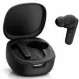VEHOP Buds X Truly Wireless in Ear Earbuds with 32H Playtime, AI-ENC Mic, 35ms Low Latency Game Mode, 13mm Bass Drivers, Type-C Fast Charging, Made in India, Touch Controls, IPX5 Ear Buds TWS (Black)