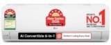 LG 1.42 Ton 5 Star, 5000 W Cooling Capacity, Smart Inverter Split AC (Copper, AI Convertible 6in1, Faster Cooling & Energy Saving, 4 Way Swing, HD Filter with Allergen Protection, AS-Q19YNZE2, White)