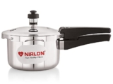 NIRLON Triply Stainless Steel Outer Lid Pressure Cooker/Compatible with Gas & Induction, 1.5 Litres