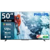 PHILIPS 127 cm (50 inches) 8100 Series 4K Ultra HD Smart QLED Google TV 50PQT8100/94