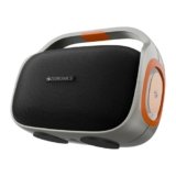ZEBRONICS 2026 Launch 60W Bluetooth Speaker, Upto 6Hrs Playback, Dual 78mm Drivers, Dual Passive Radiators, Multicolor LED Light, TWS, BT v5.3, USB, AUX, Type-C (Sound Feast 270, Silver & Orange)