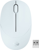 ZEBRONICS Panther Ambidextrous Optical Mouse 1600DPI, Silent Ergonomic, Power Saving Precision(2.4GHz Wireless, White)