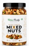 Nature Purify Mixed Dry Fruits Premium 1kg | Almonds, Cashews, Kishmish, Apricots & Seeds Mix | Fresh Crunchy Nut & Fruit Combo Pack for Snacking & Gifting | Jar Pack Of 1