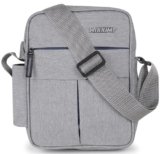 Wooum Water-Resistant Sling Bag for Men with 1 Year Warranty | Stylish Crossbody & Messenger Bag | Compact Office & Travel Side Bag | Waterproof Man Bag | Gift for Men Under 500 (Grey)