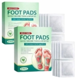 Crasts Foot patch (Pack of 20) Herbal And Gentle Ingredient Detox Foot Pads, Natural Ingredients for Sleep Aid, Pain Relief, Toxin Removal with Bamboo Vinegar and Acupoint Micro-Massage Technology