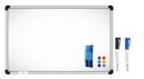 Faber-Castell (Magnetic) Whiteboard for Office, School & Teaching with Robust Aluminium Frame | Magnet-Friendly Dry-Erase Board for Writing | 2X3 Feet (Pack of 1)