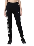 KOTTY Black Poly Cotton Sports Women Trackpant – KTTWOMENSTRACKPANTS08S