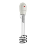 Havells Zeta 1500 watt Immersion Heater | ISI Mark Heavy Duty 3 Pin Moulded Plug, Touch Protection Cover | Waterproof, Heating Indicator, Nickel Plating, Warranty: 2 Year comprehensive |(Grey) Plastic