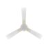 Crompton PREMION AURA2 DESIGNER 3D LOTUS DESIGN ANTIDUST1200 mm (48 inch) Ceiling Fan (Pearl White Gold) Star rated energy efficient fans