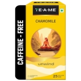 TE-A-ME Chamomile Tea – 25 Tea Bags | Camomile Tea for Sleep, Stress Relief & Relaxation | Unwind
