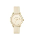 Lacoste Lacoste.12.12 Go Qtz Basic Champagne Round Dial Women’s Watch | Champagne Silicone Material | Strap Watch – 2001288