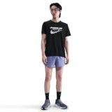 Nike Mens Rn Enrgy Miler Dri Fit Uv Running Top Black