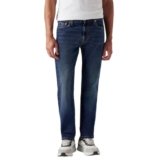 Levi’s Men’s 513 Dark Indigo Straight Fit Mid-Rise Jeans