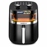 Havells Prolife Stellar Chef Smartchoice Air Fryer 5.5 Ltr|1500 Watts|See Through Window|Aerocrisp Tech: Rapid air circulation in every direction|Non Stick Silicon Coated Basket|2 Year Brand Warranty