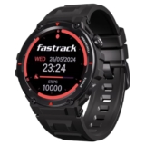 Fastrack Xtreme PRO Smartwatch with 1.43″ AMOLED Display with 466 * 466 Pixel Resolution|SingleSync BT Calling|AI Voice Assistant|100+ Sports Modes and Watchfaces|Upto 5 Day Battery|IP68