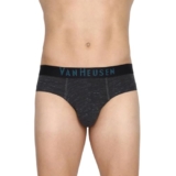 Van Heusen Men Briefs – Cotton Elastane – Superior Comfort, Soft Touch, Textured_20007_Charcoal_S