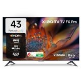 Xiaomi (108 cm) 43 inch FX Pro 4K QLED Smart | HDR10+ | 30W Box Speakers | Filmmaker Mode | Fire TV | L43MB-FPIN
