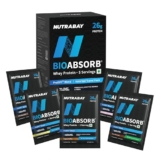Nutrabay BioAbsorb™ Whey | ProDiFi™ for Ultra-Fast Absorption | 26g Protein | Assorted Pack, 181g | No Bloating | No Added Sugar | Fast Recovery | India’s 1st Blend of Fiber, Probiotics & Enzymes