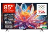 TCL 215 cm (85 inches) 4K Ultra HD Smart QLED Google TV | 120Hz Refresh Rate | 3GB RAM | 40W Onkyo 2.1ch Speakers | Dolby Vision & Atmos | 85T8C