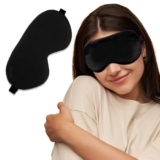 RIXTEC Eye Mask for Sleeping with Adjustable Strap Super Soft Sleeping Mask Blind Fold for Comfortable Sleep Travelling Sleep Mask Pad for men and women R