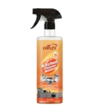 LYOFLEX Liquid Kitchen Cleaner Foam Spray Oil Grease and Stain Removal 500ml Bubble Foam | For Daily Surface Cleaning | Suitable for Gas Stove, Countertop, Chimney & Grime Remover