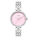 TIMEX Pink Round Dial Analog Women’s Watch – TWEL22600