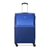 Aristocrat Drift Soft Case Medium Size 8-Wheel Trolley Bag, Blue