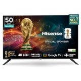 Hisense 126 cm (50 inches) E6S Series 4K Ultra HD Smart LED Google TV 50E6S