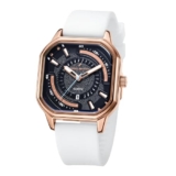 Daniel Hechter Modern Analog Watch for Men with Octagon dial and Silicon Band