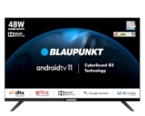Blaupunkt 101 cm (40 inches) Cyber Sound G2 Series Full HD LED Google TV 40CSG7112 (Black)