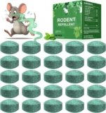 Rat Repellent for Car & Home, Peppermint Oil Mouse & Rodent Repellent to Help Protect Car Wires, Bike & Truck Engine | No Kill Rat Controller for Indoor, Outdoor & Garage | Pack of 10
