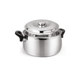 Signora Ware Hot Delight Casserole with Handles Belly Shape Insulated Stainless Steel,Insulated Thermal Serving Bowl,Elegant Hot Pot Food Warmer/Cooler for Long Duration,1000Ml,Set of 1,Silver