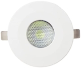 wipro Polycarbonate Garnet 2W Led Integrated Spotlight | Green Color | Compact Design Ceiling Spot Light for Cabinets & Wardrobes| Cutout – 33Mm|Pack of 3
