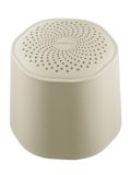 HAMMER Drop Go Portable Indoor Bluetooth Speaker | 5W RMS Output | Bluetooth 6.0 | Up to 32H Playtime | Twin Pairing | Made in India | Type-C Fast Charging | Built-in Mic | TF Card, USB Support- Beige