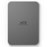 LaCie Mobile Drive Secure 4TB External Hard Drive Portable HDD – Space Grey, USB-C 3.2, for PC and Mac, Post-Consumer Recycled, with Adobe All Apps Plan and Rescue Services (STLR4000400)