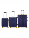 ARISTOCRAT Falcon Pro Set of 3 (Small 55cm Medium 65cm Large 75cm) Suitcase Cabin & Check-in Set 8 Wheels – 30 Inch