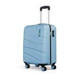 Safari Cabin Polycarbonate (Pc) Persia Hardside Small Size 4 Spinner Wheels Carry-On Luggage Pearl Blue Color 55Cm