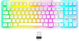 Ant Esports MK720 Pro V2 Wireless Standard Gaming Keyboard Compatible with Desktop, Laptop, Mac(White)