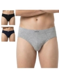 Levi’s Men 100 CA STYLE 11 COMFORT BRIEF LT. GREY MELANGE,BLACK,NAVY P3 Size- L