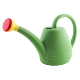 DIVINE TREE 1.8 L Plastic Watering Can with Long Spout & Sprinkler Head – Indoor & Outdoor Watering Can for Plants, Seed Germination & Home Garden Use (Green)